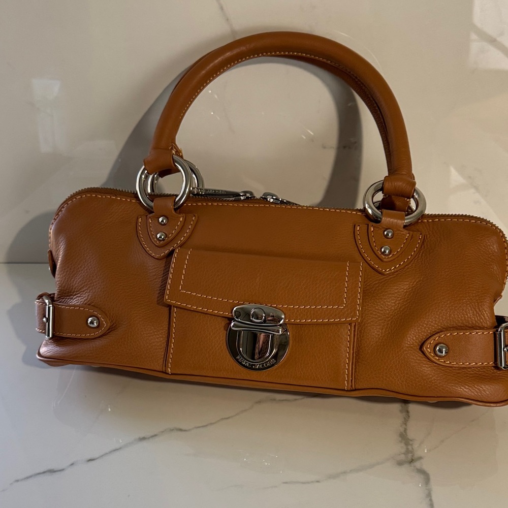 Marc Jacobs Daria Shoulder Bag Tan Leather Purse